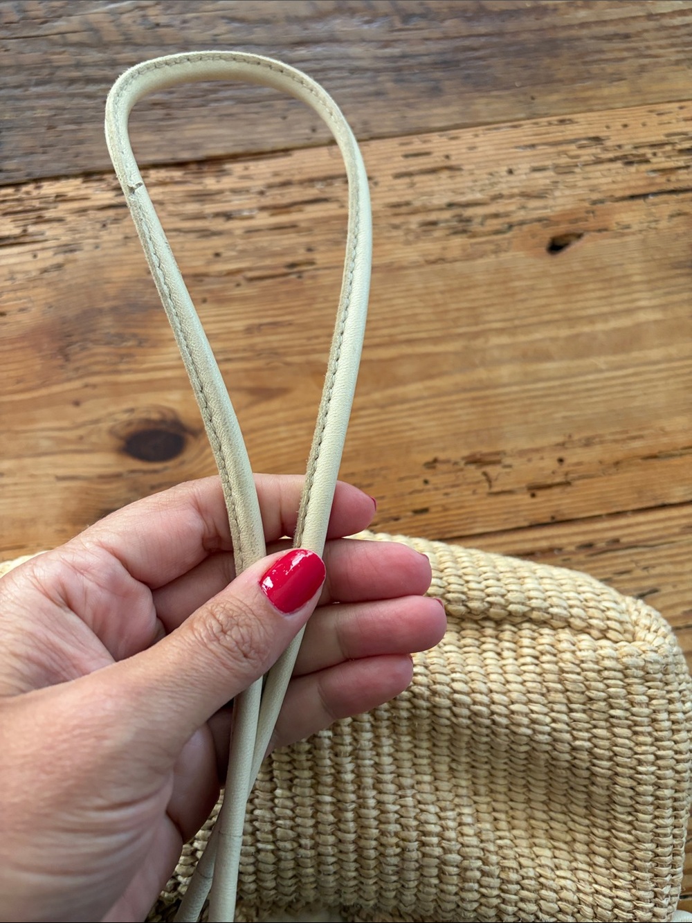 Mansur Gavriel Beige Mini Cloud Clutch - Picture 9 of 11